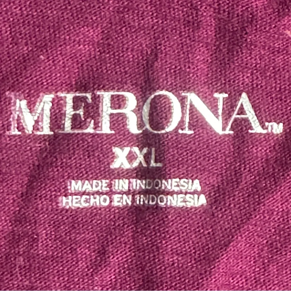 EUC Merona Women's Maroon Button-Down Shirt Size XXL - Picture 10 of 13